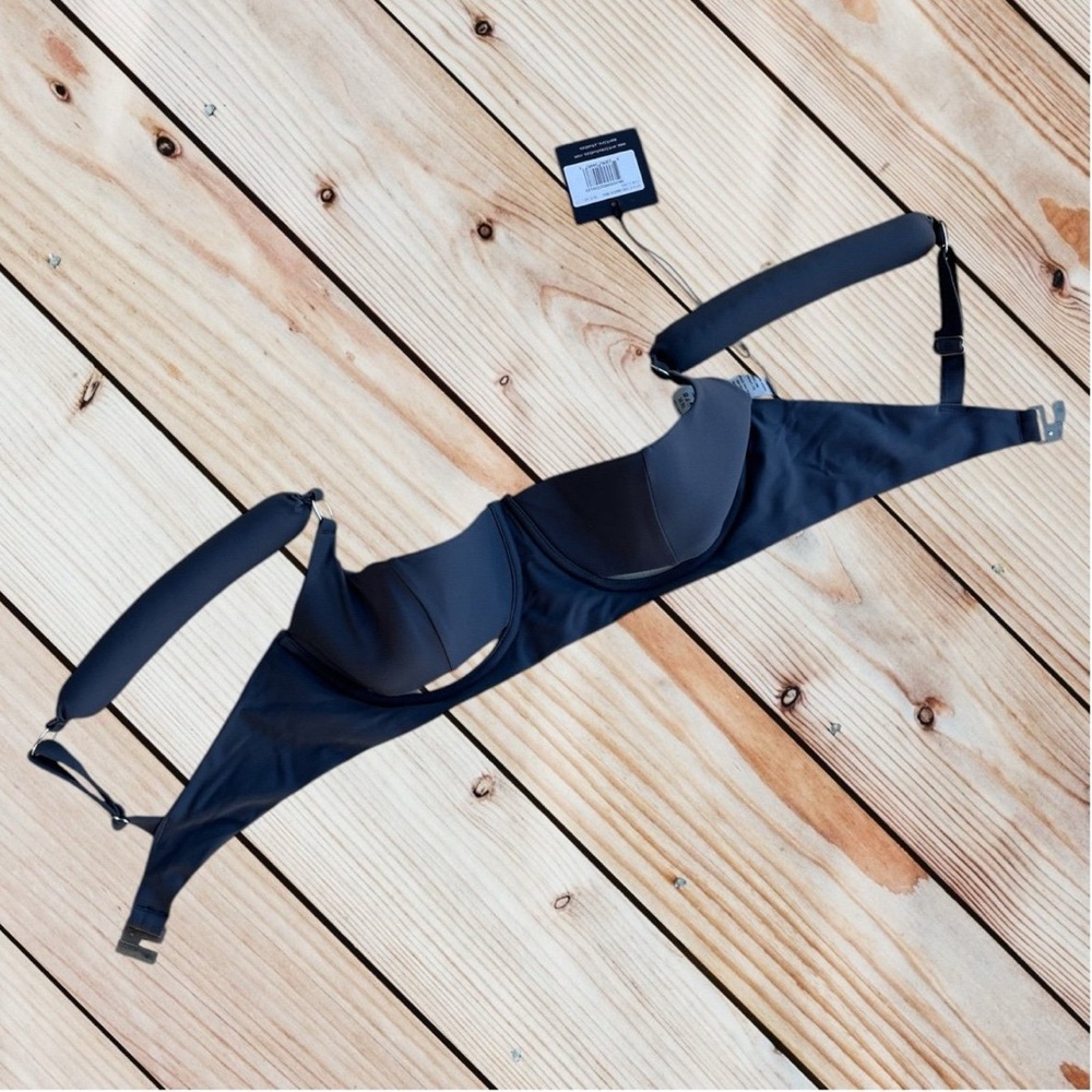 NWT Entire Studios M coal bikini top - Picture 2 of 11